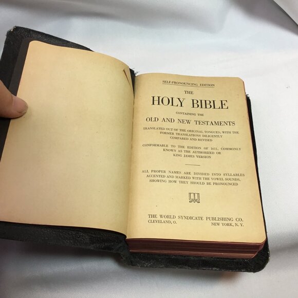 Holy Bible Self-Pronouncing-King James Version-The World Publishing Company - Picture 8 of 15